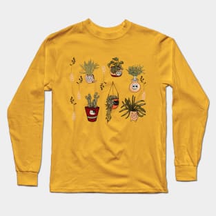 My Pet Plants for cat lovers Long Sleeve T-Shirt